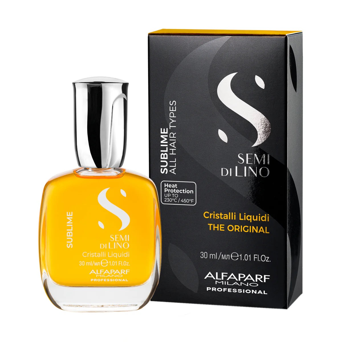 ALFAPARF SUBLIME CRISTALLI LIQUIDI WITH THERMAL PROTECTION, 30 ML