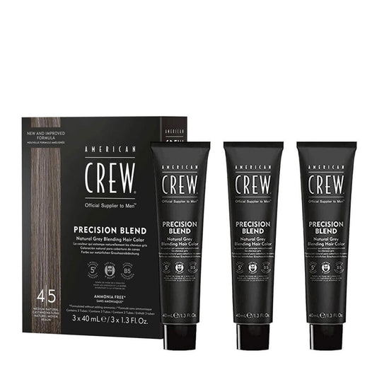 American Crew Precision Blend Colour Set-4/5Medium Natural 3x40ml