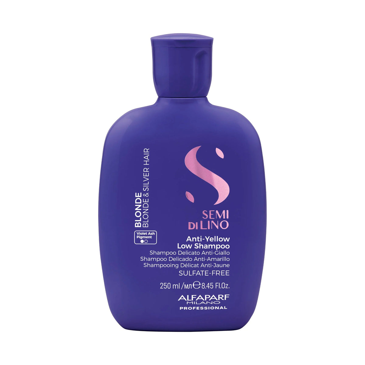 Alfaparf SEMI DI LINO BLONDE ANTI-YELLOW LOW SHAMPOO 250ml